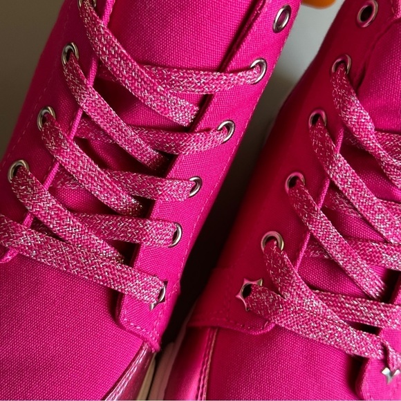 Gymboree Cosmic Club Pink High Tops Sneakers  Little Girls Size 3 Brand … - Picture 11 of 12